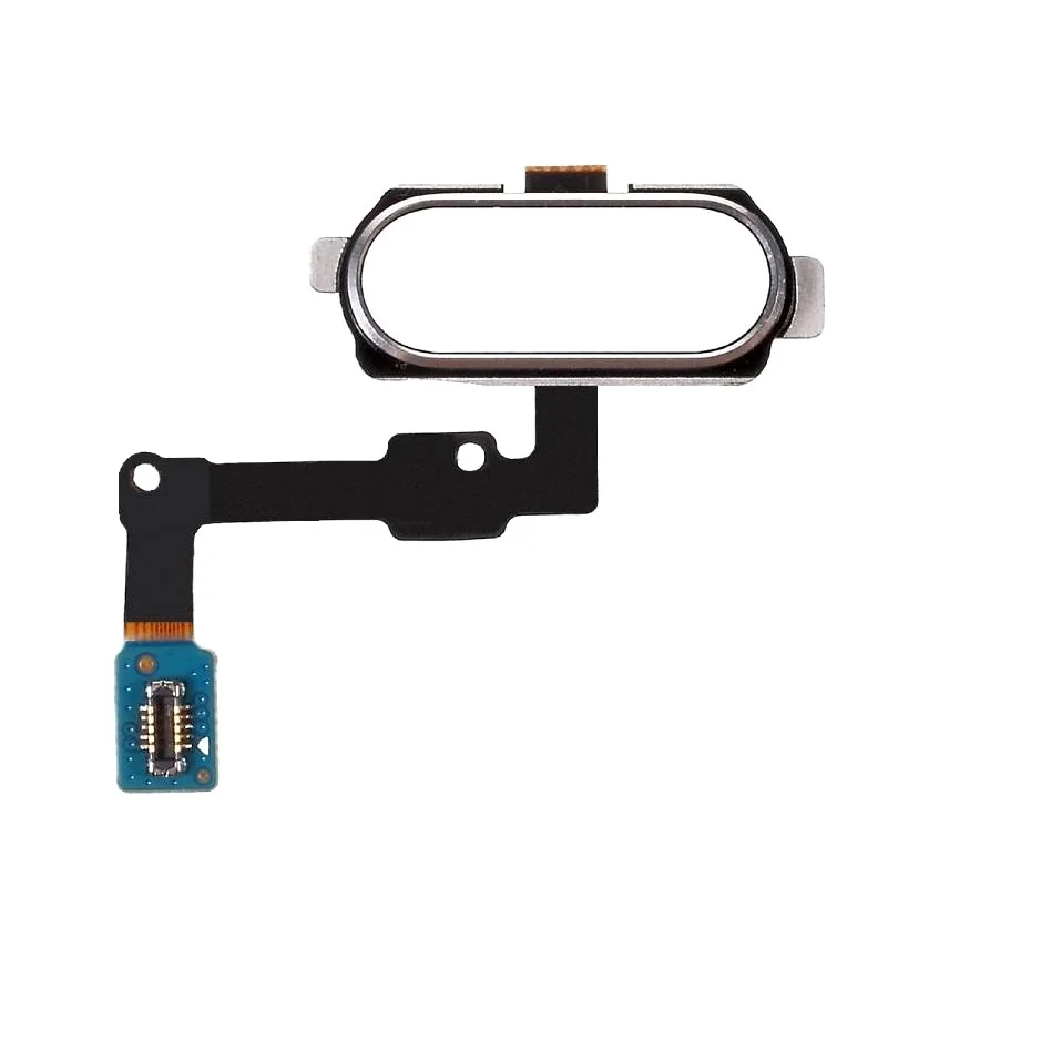 Home Button Complete for Samsung Galaxy J5 White - Outer Plastic with Inner Flex