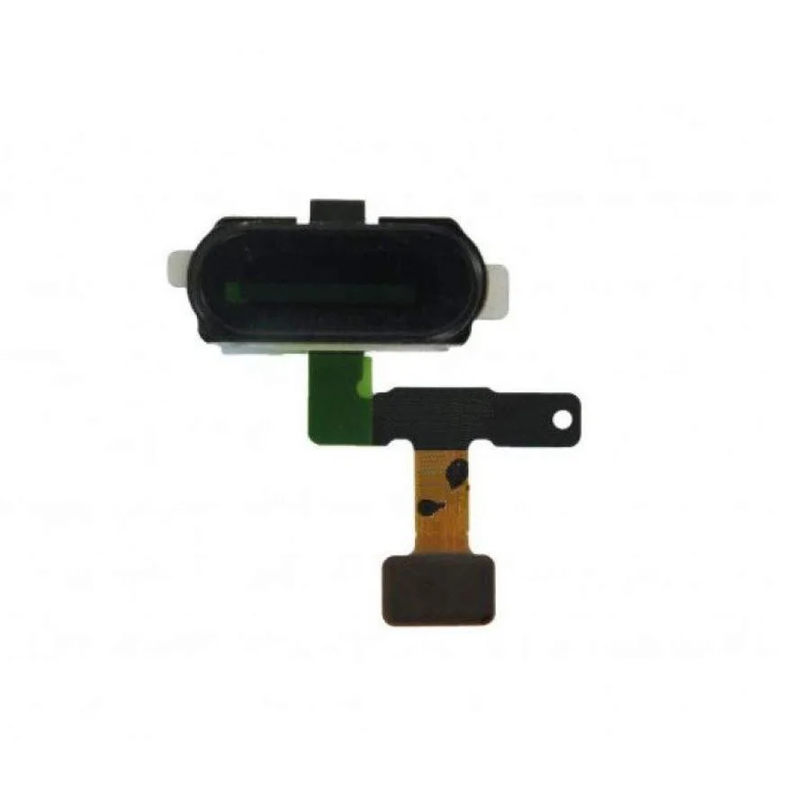 Home Button Complete for Samsung Galaxy J7 Max Black - Outer Plastic with Inner Flex